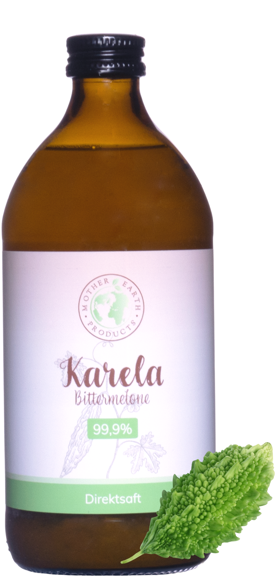 Karela Direktsaft 99,9% 500 ml (auch Bittermelone genannt)