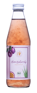 Aloe Naturals Passionfruit - 330 ml - Bio Aloe Drink 12er oder 36er Karton