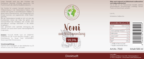 Noni Direktsaft 99,9% - 1000 ml