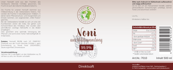 Noni Direktsaft 99,9% - 500 ml